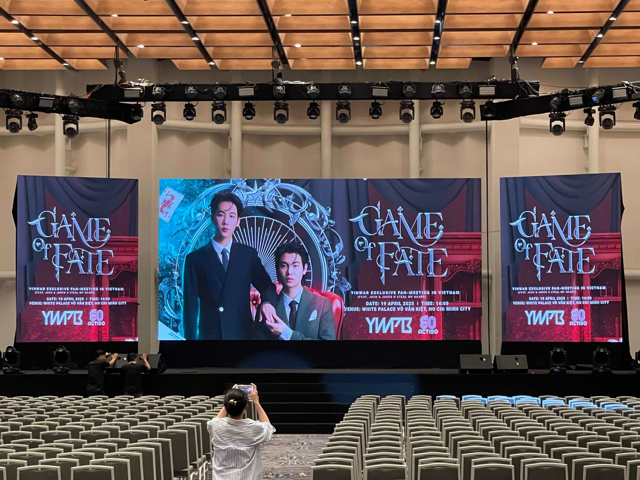 Fanmeeting YinWar “Game of Fate” White Palace Võ Văn Kiệt